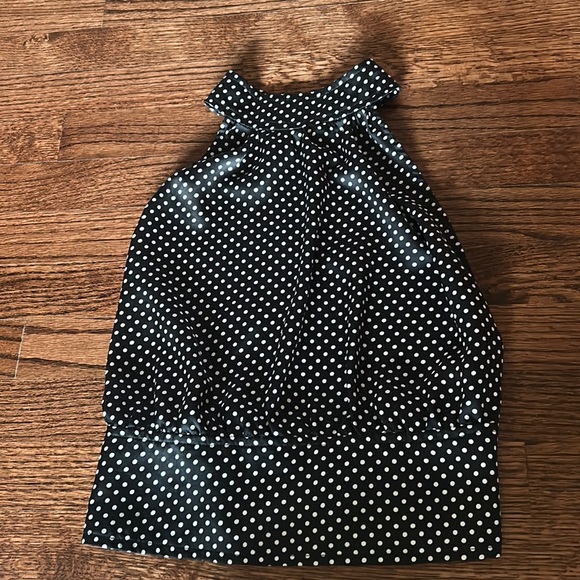 Polka dot shirt- open back - Picture 1 of 2